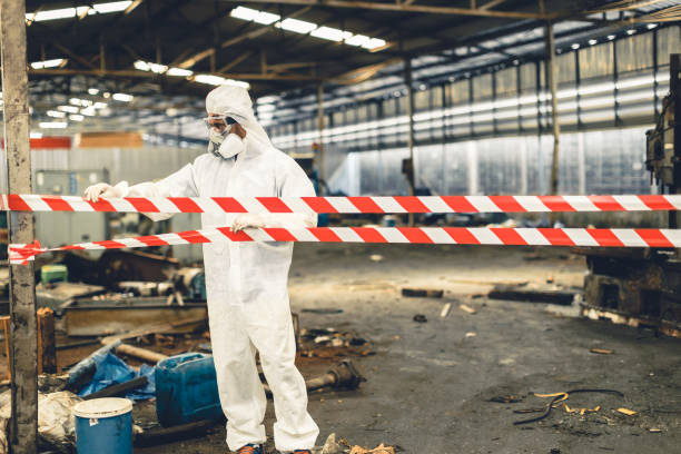 Professional Trauma Scene Cleanup technician working in Vienna, IL